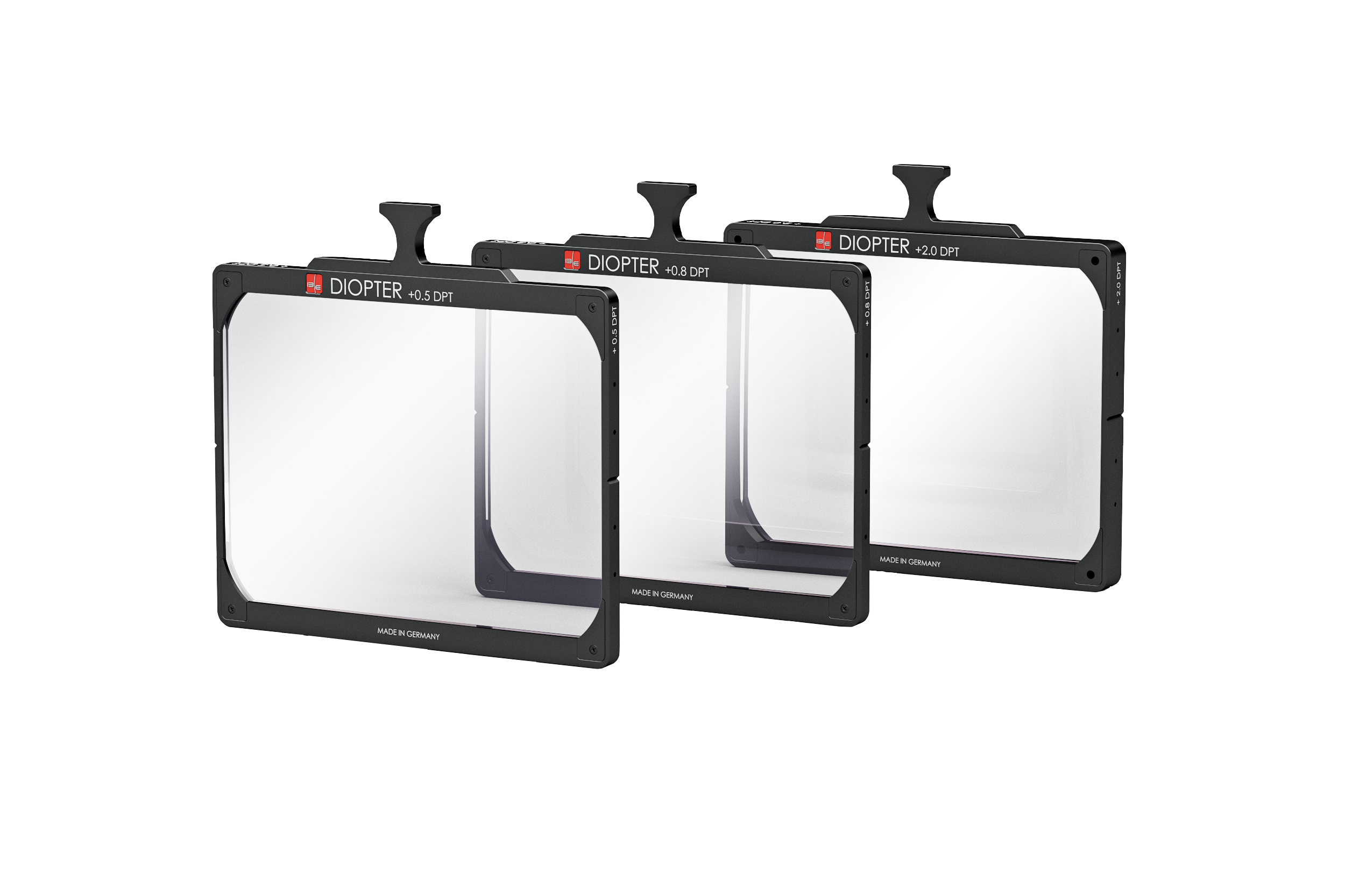 IB/E Optics Diopter Set 4x5.65" New Edition +0.5 / +0.8 / +2.0