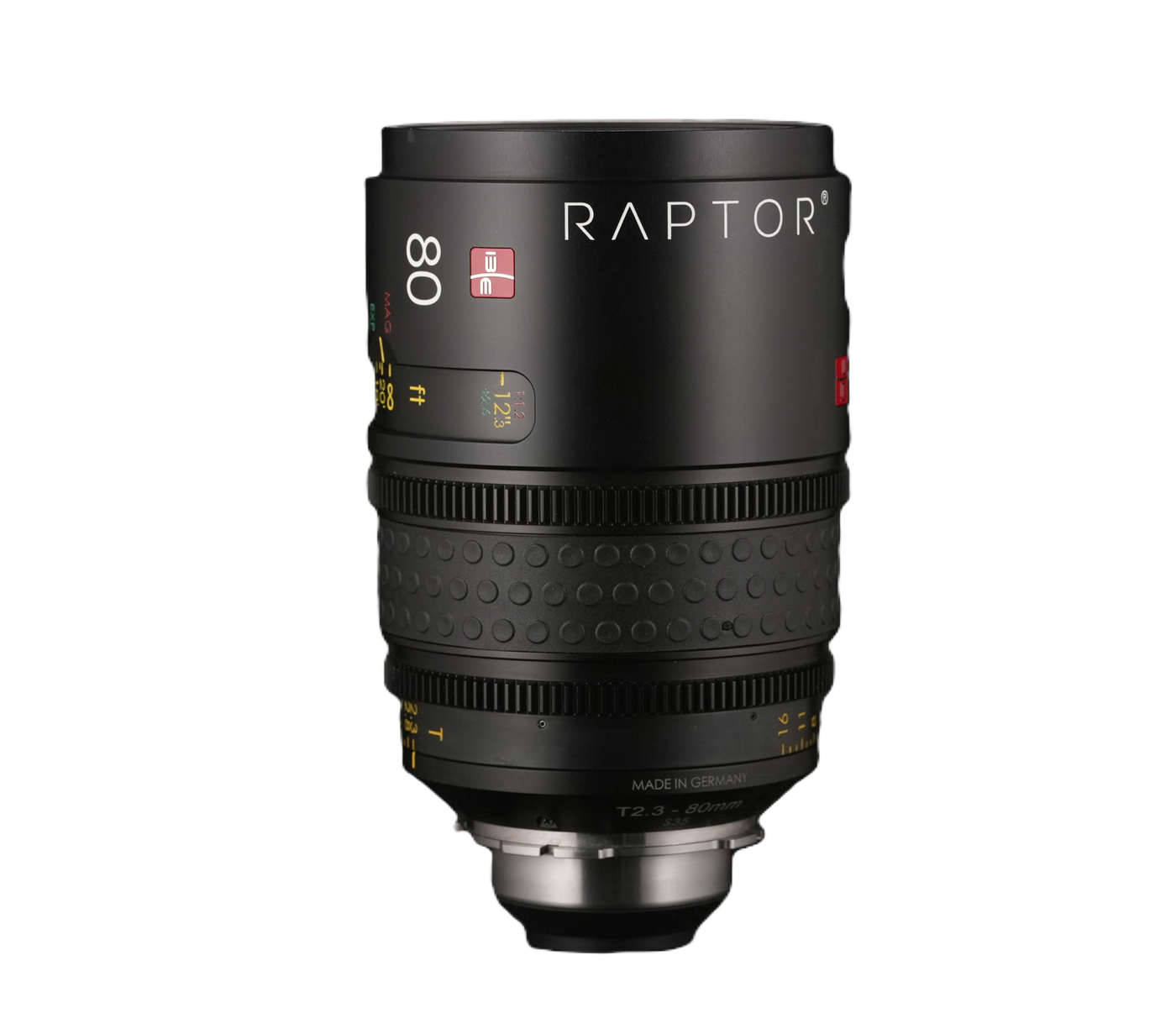 RAPTOR Macro Cine Lens S35 T2.3/80 mm