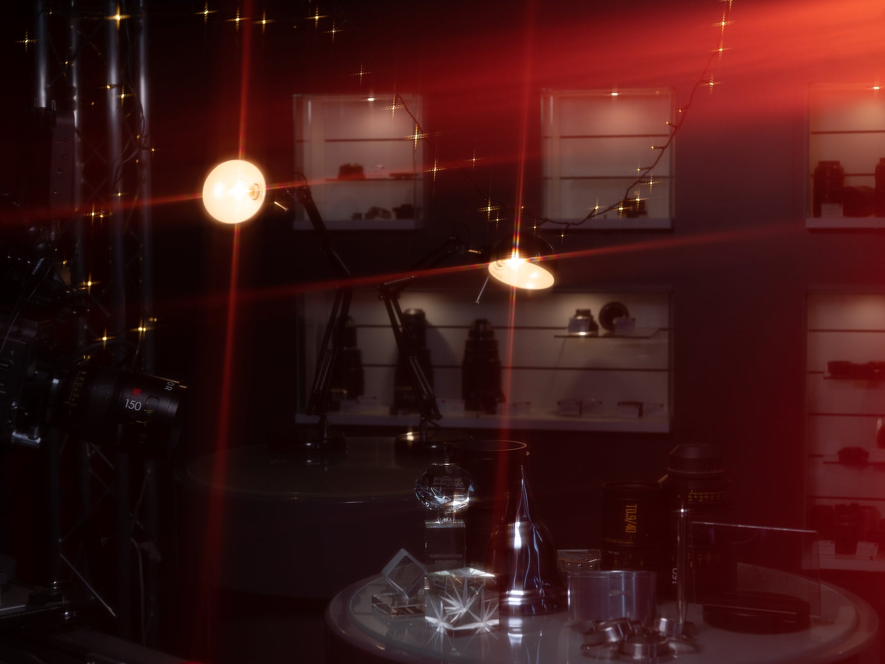 Red Filtered Scene IB/E Optics Shine Effect Filter | Red